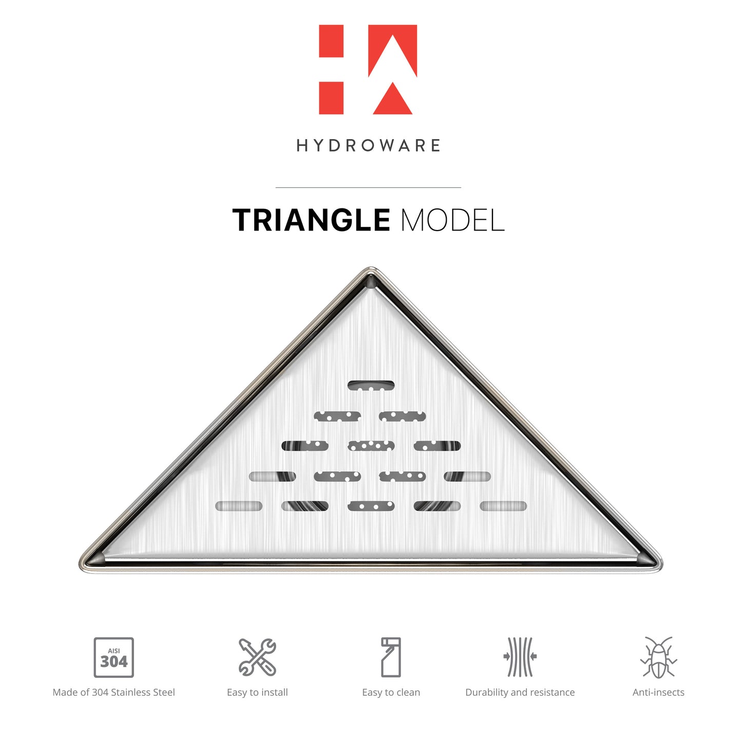 Triangle Shower Drain
