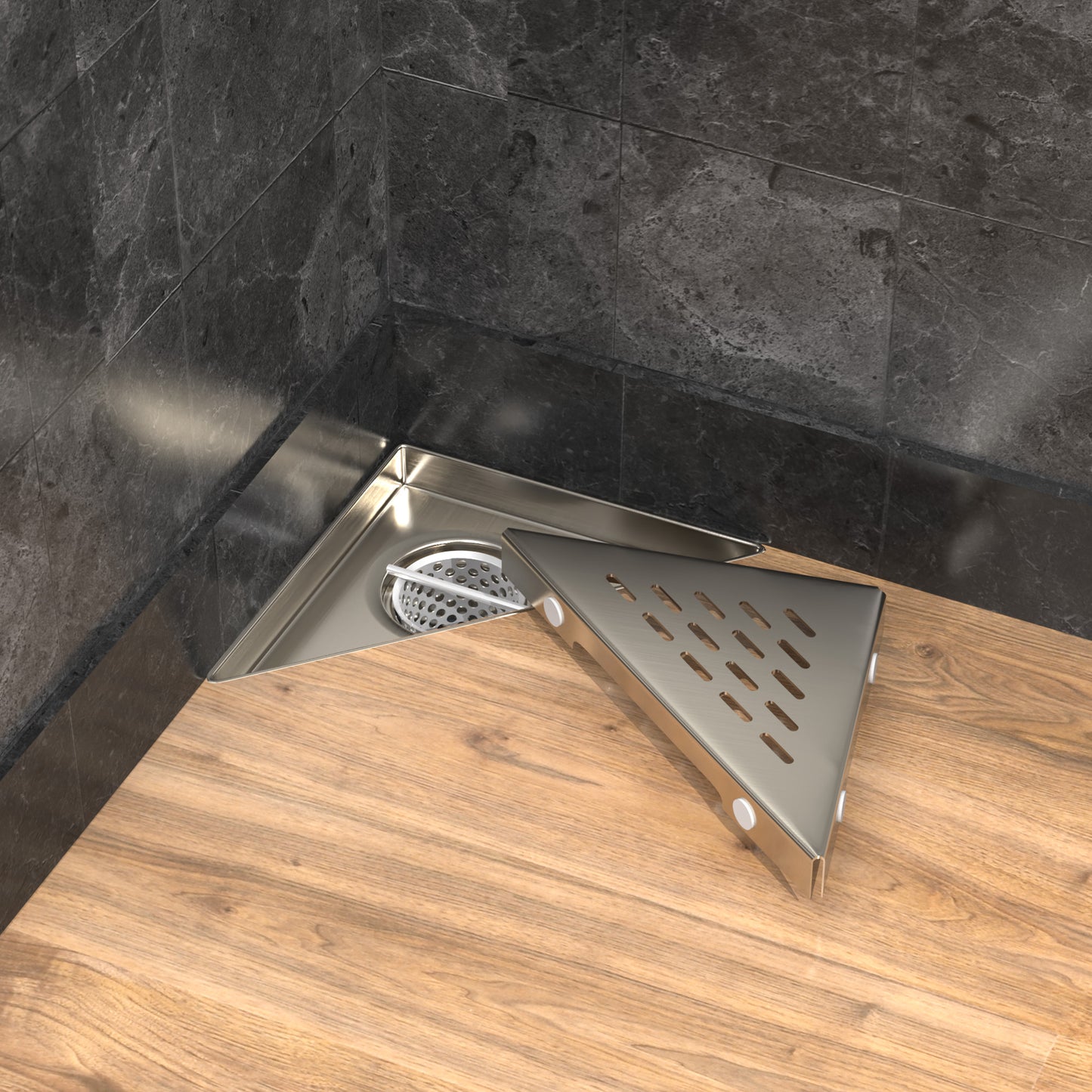 Triangle Shower Drain