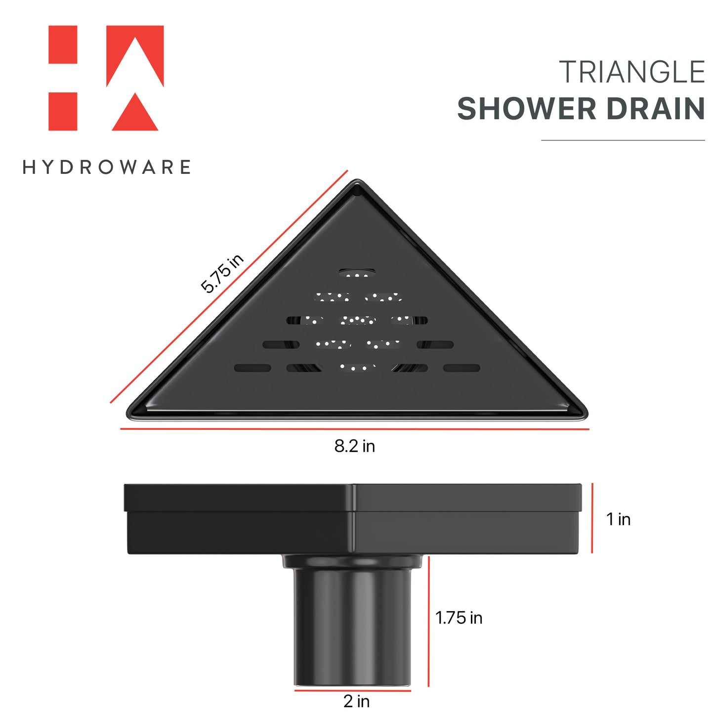 Triangle Shower Drain