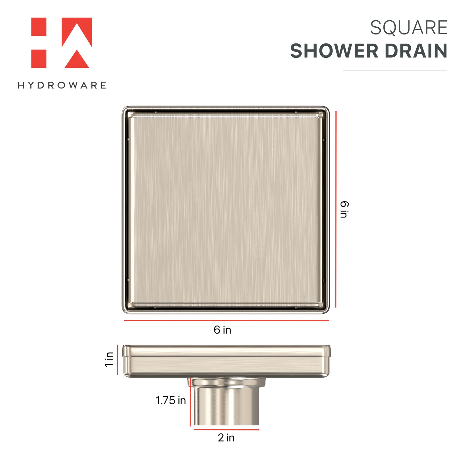 Square Shower Drain