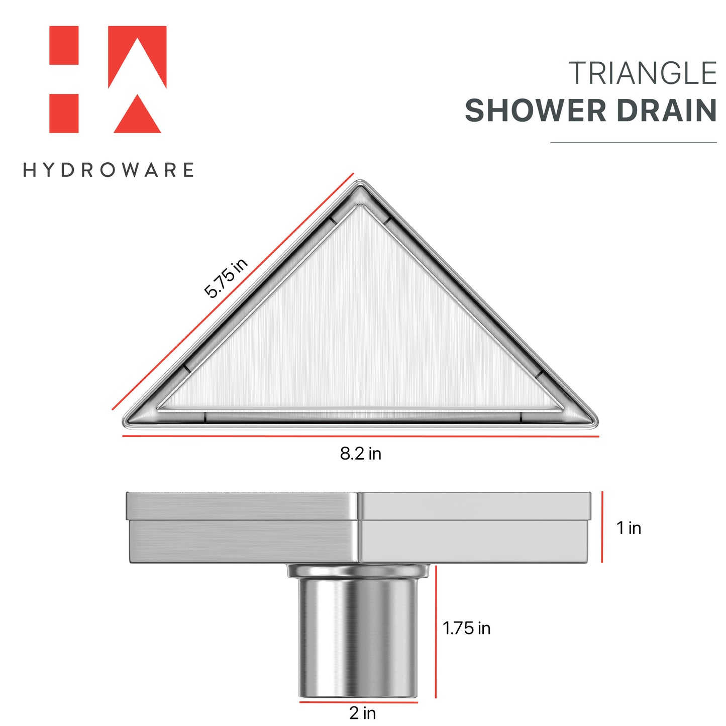 Triangle Shower Drain