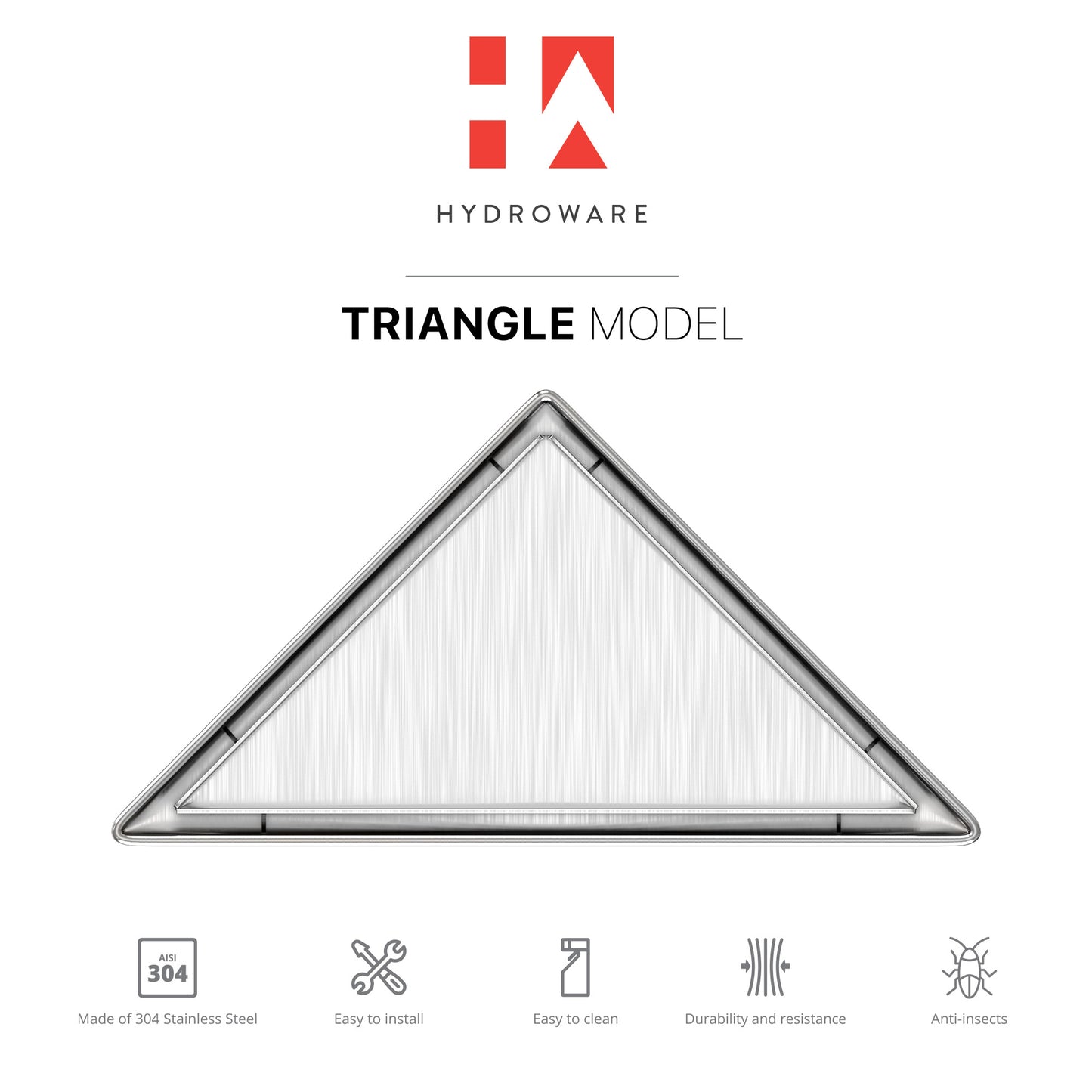 Triangle Shower Drain