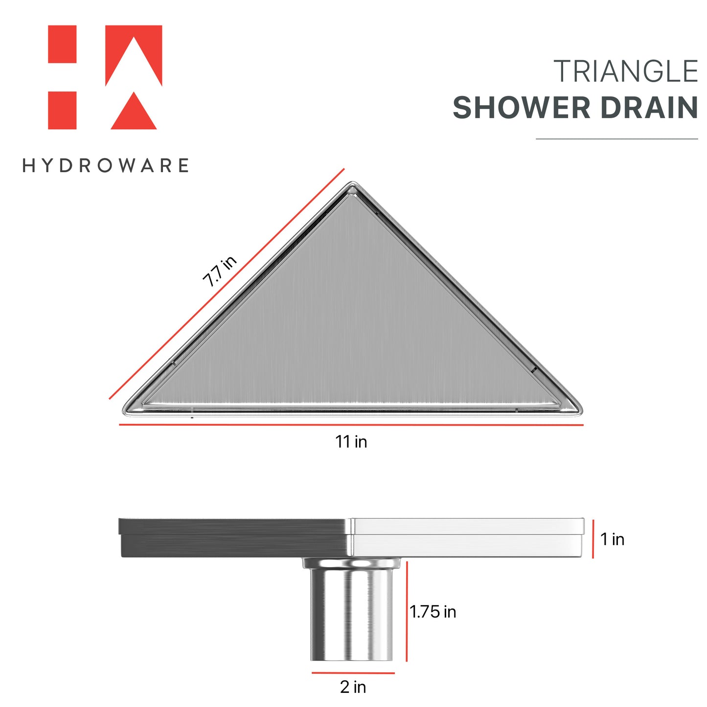 Triangle Shower Drain