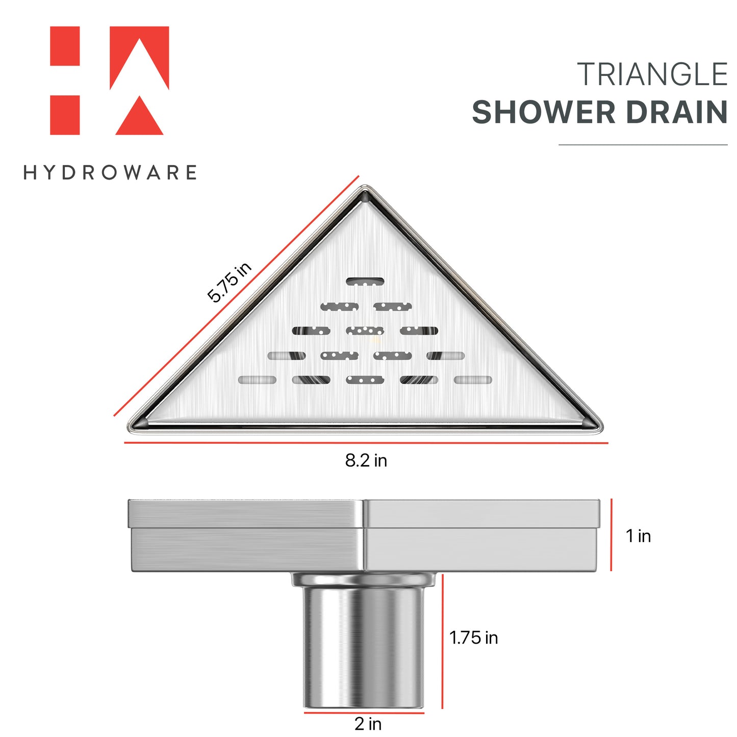 Triangle Shower Drain