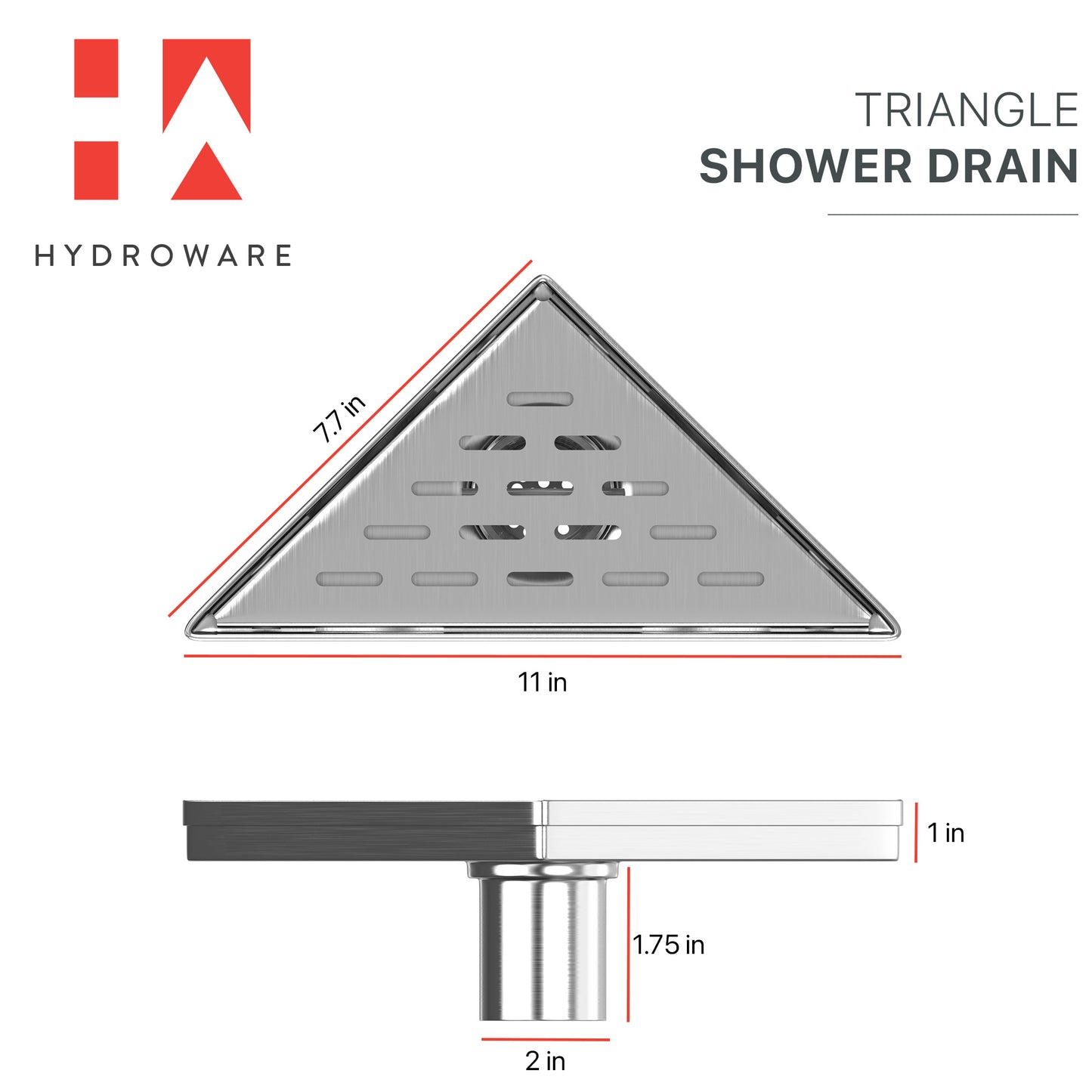 Triangle Shower Drain