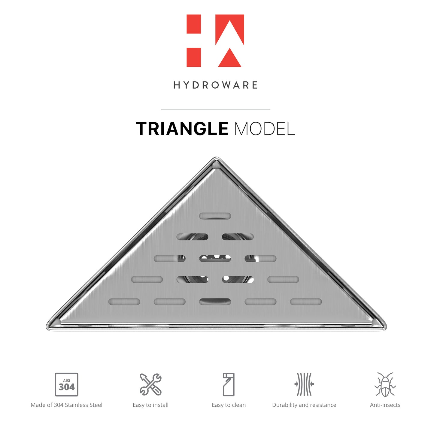 Triangle Shower Drain