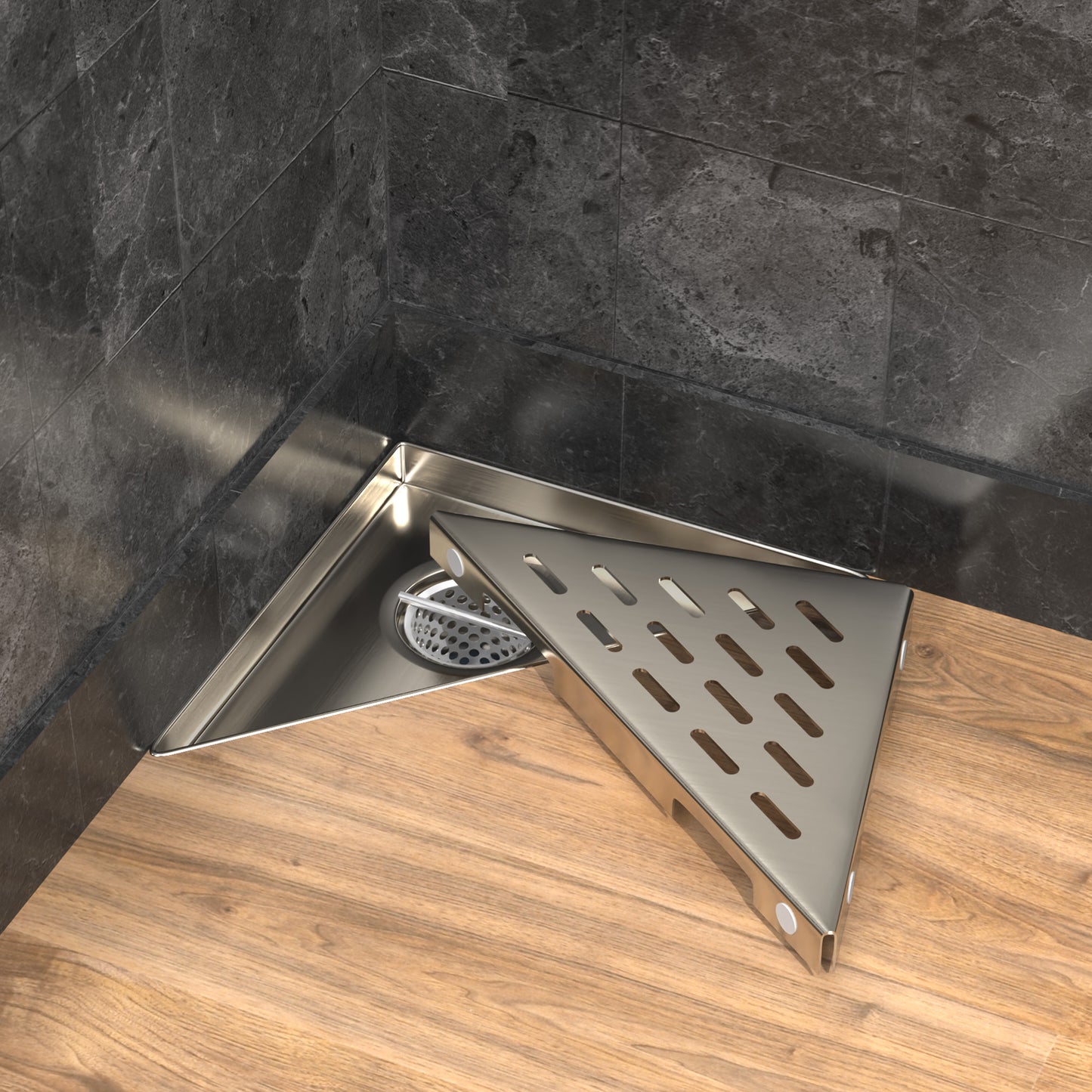 Triangle Shower Drain