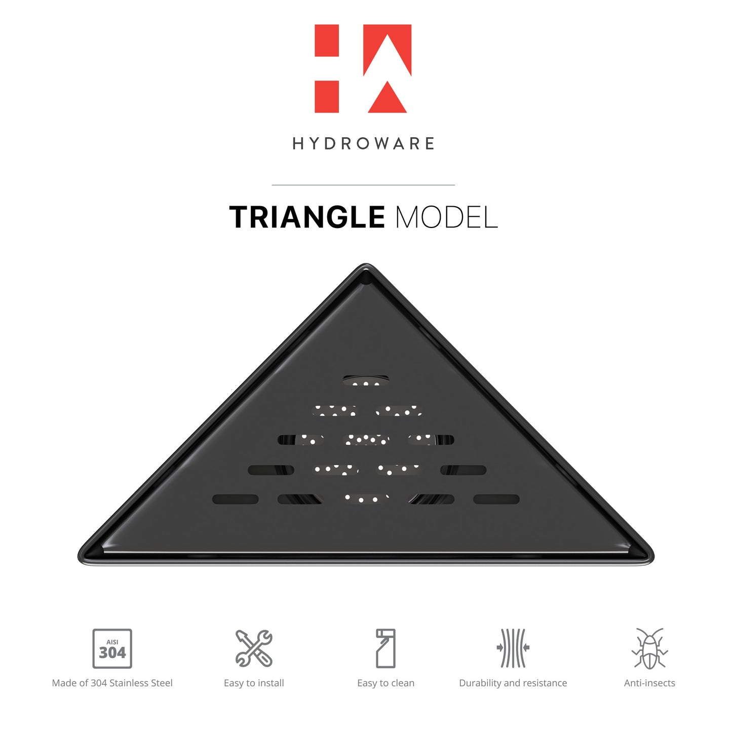 Triangle Shower Drain