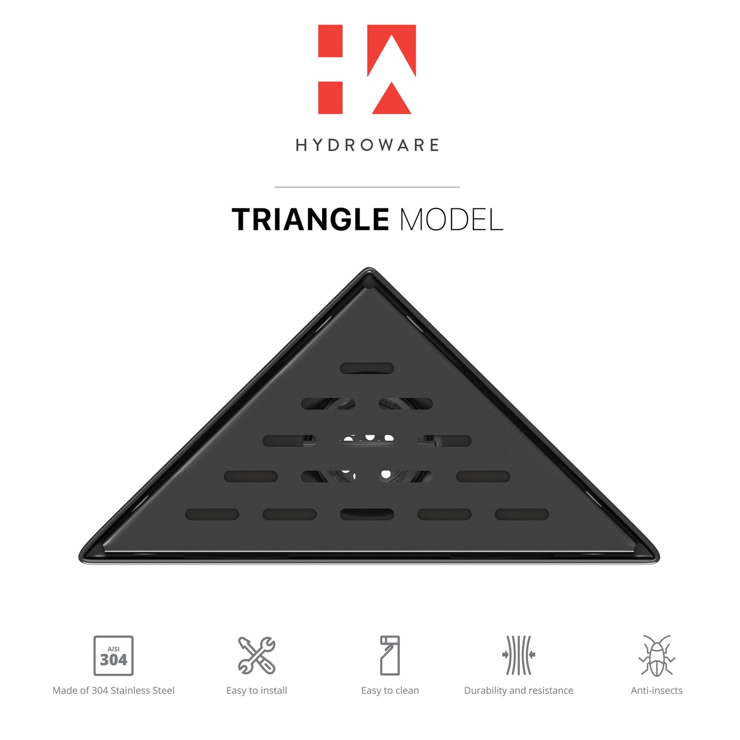 Triangle Shower Drain
