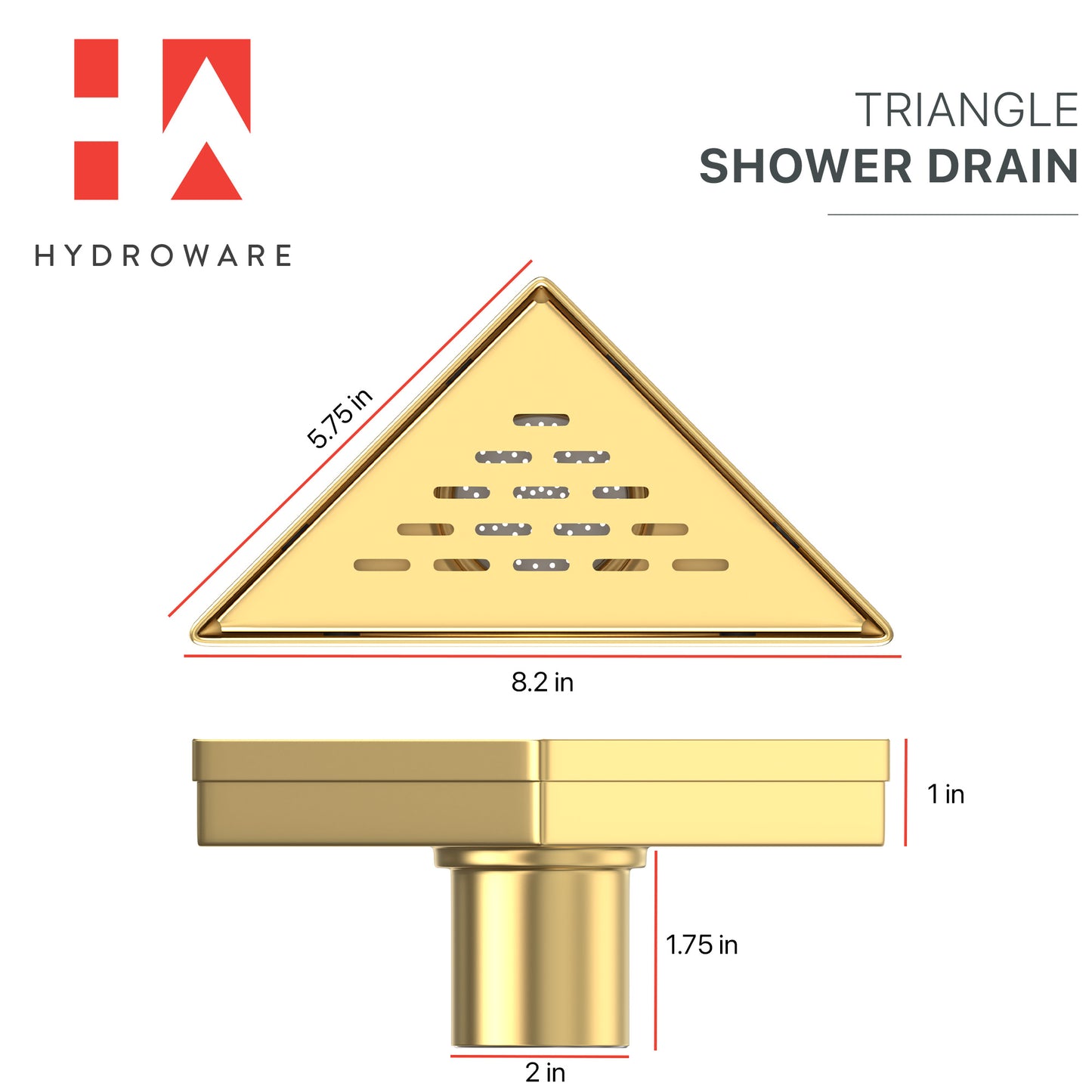 Triangle Shower Drain