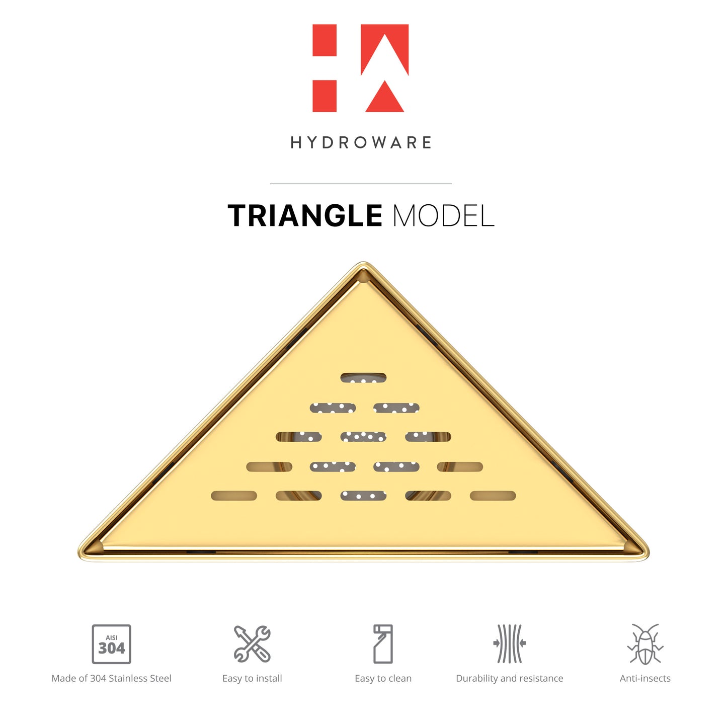 Triangle Shower Drain