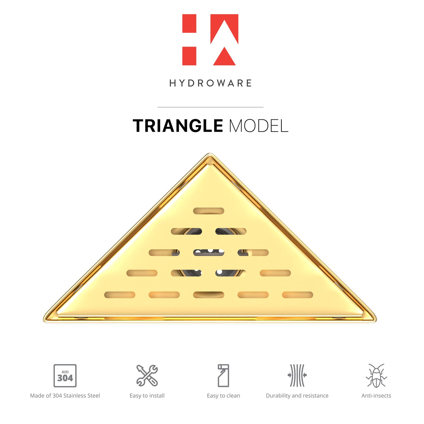 Triangle Shower Drain