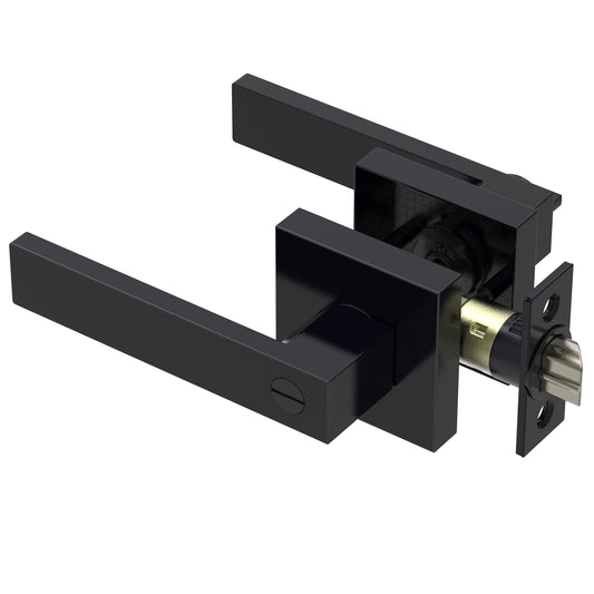 Square Door Lever with Key (Keyed Entry)