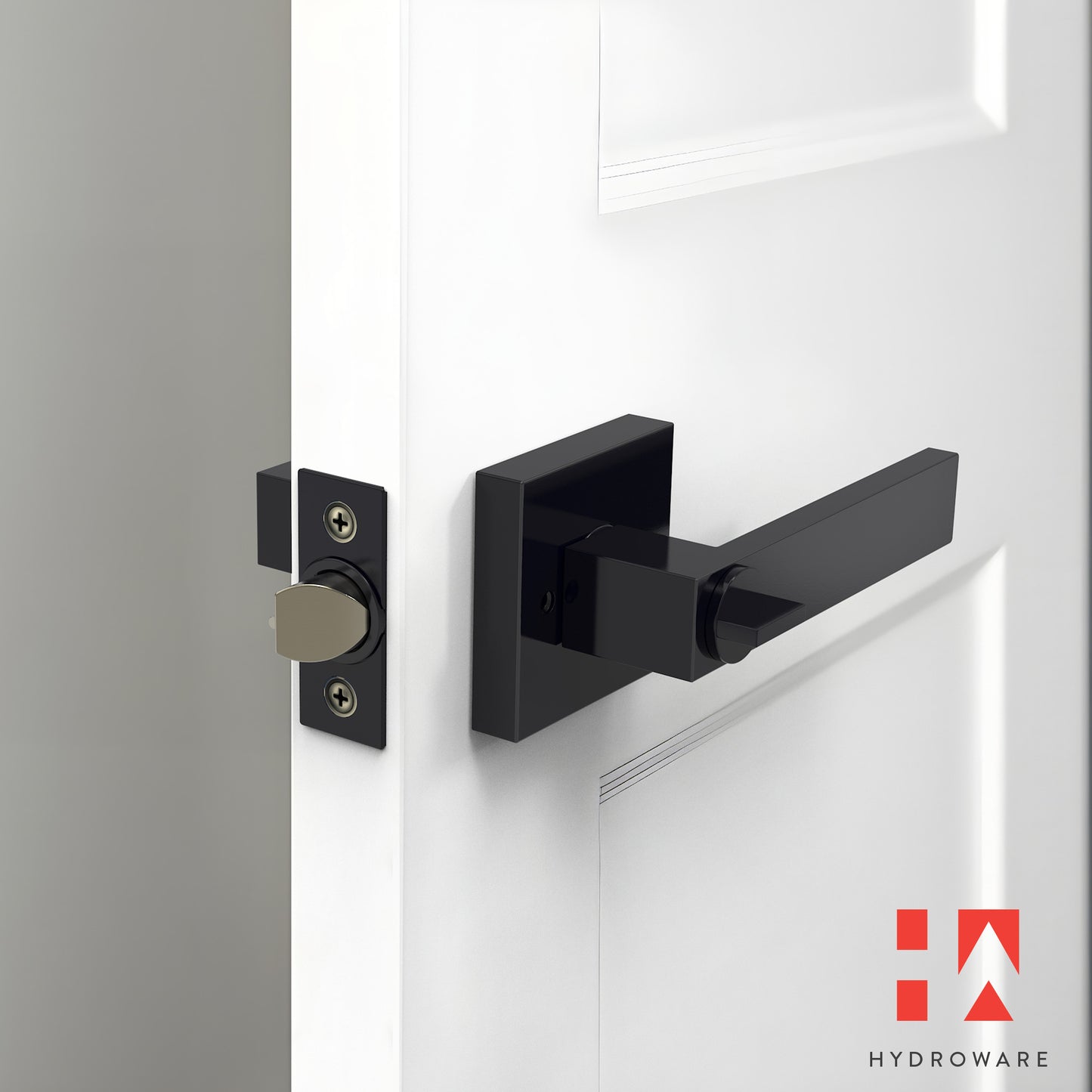Round Door Lever with Privacy Lock (Turn - Lock + Emergency Release Pin)