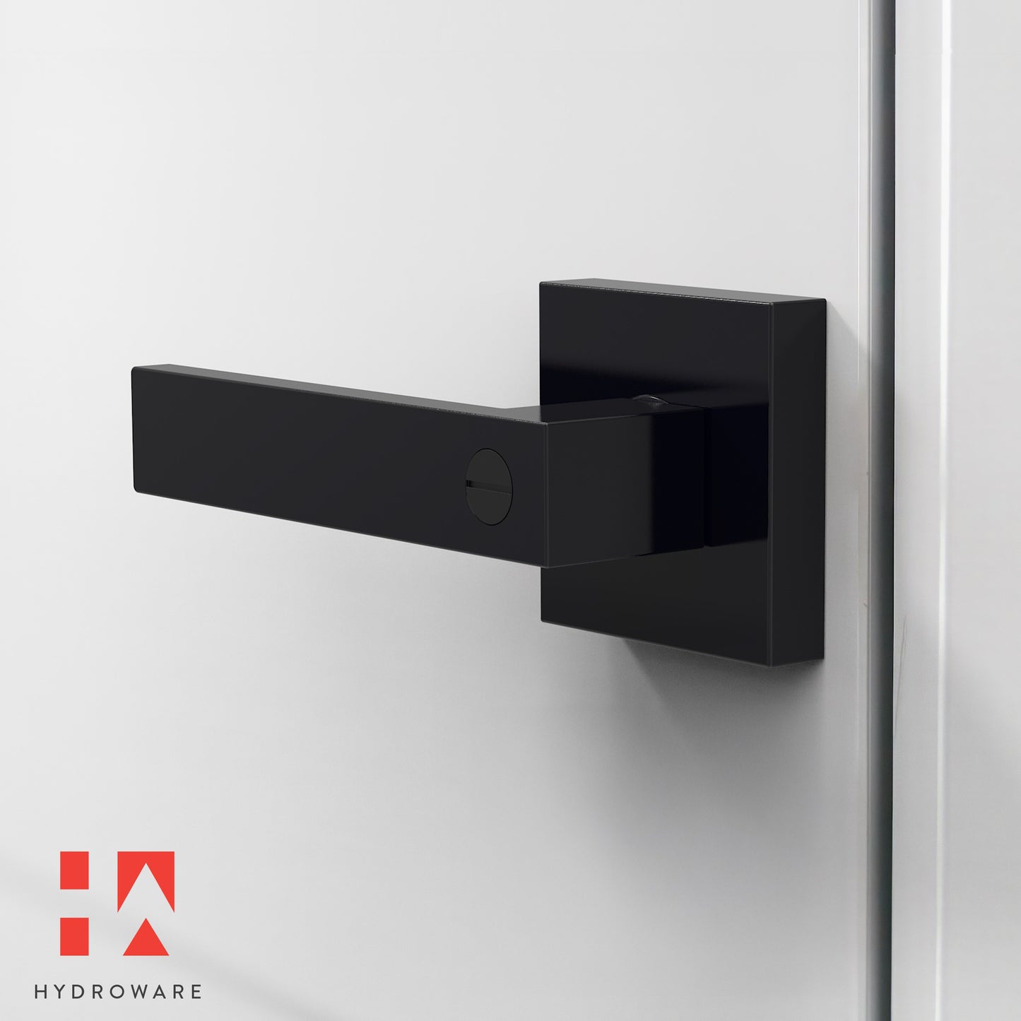 Round Door Lever with Privacy Lock (Turn - Lock + Emergency Release Pin)