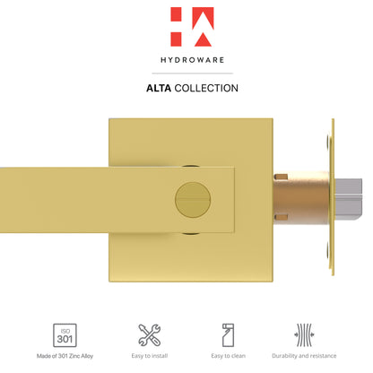 Square Door Lever with Key (Keyed Entry)