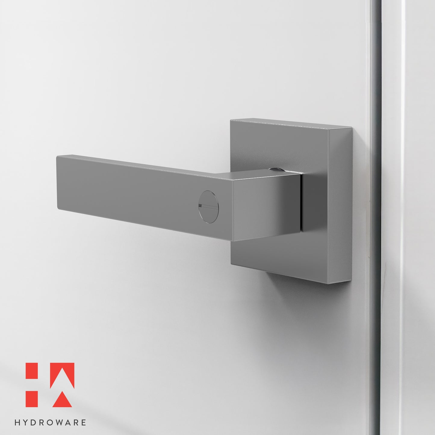 Round Door Lever with Privacy Lock (Turn - Lock + Emergency Release Pin)