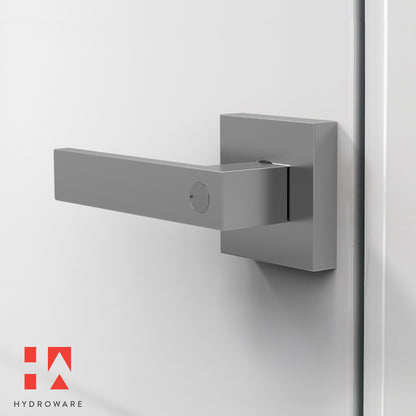 Square Door Lever with Key (Keyed Entry)